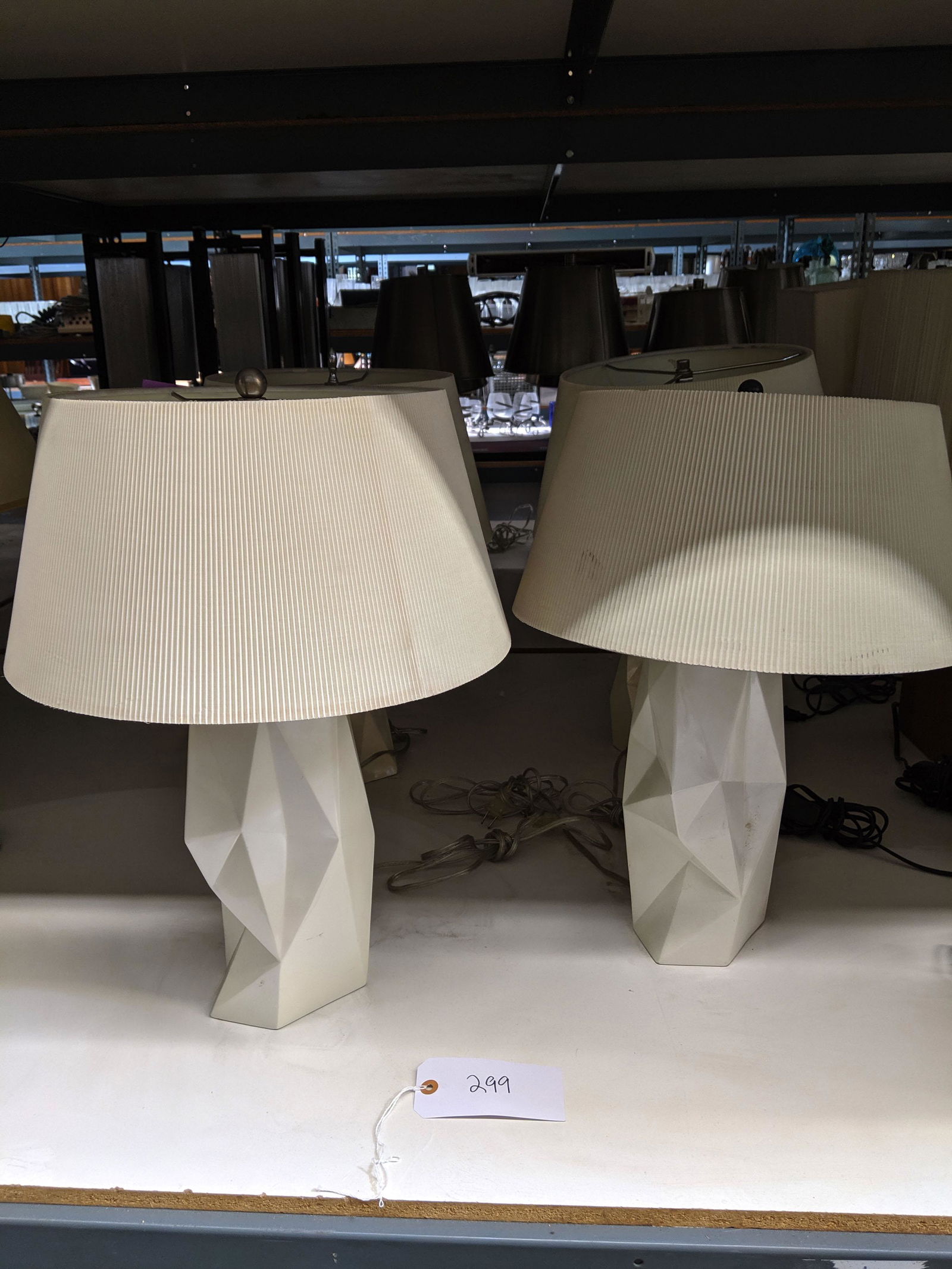 Faceted Table Lamps (4) (1 of 2)