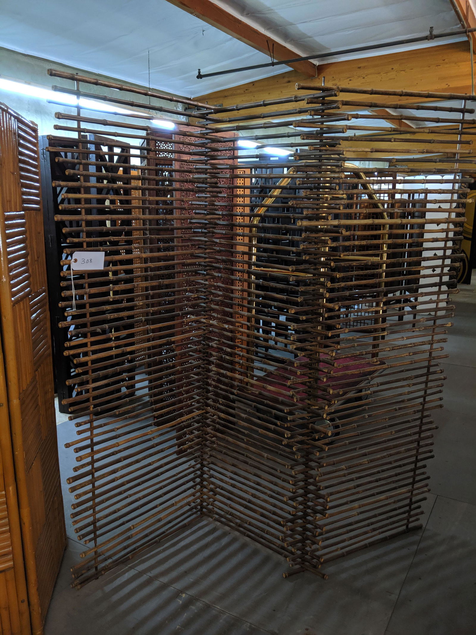 Bamboo Folding Screens (3) (1 of 2)