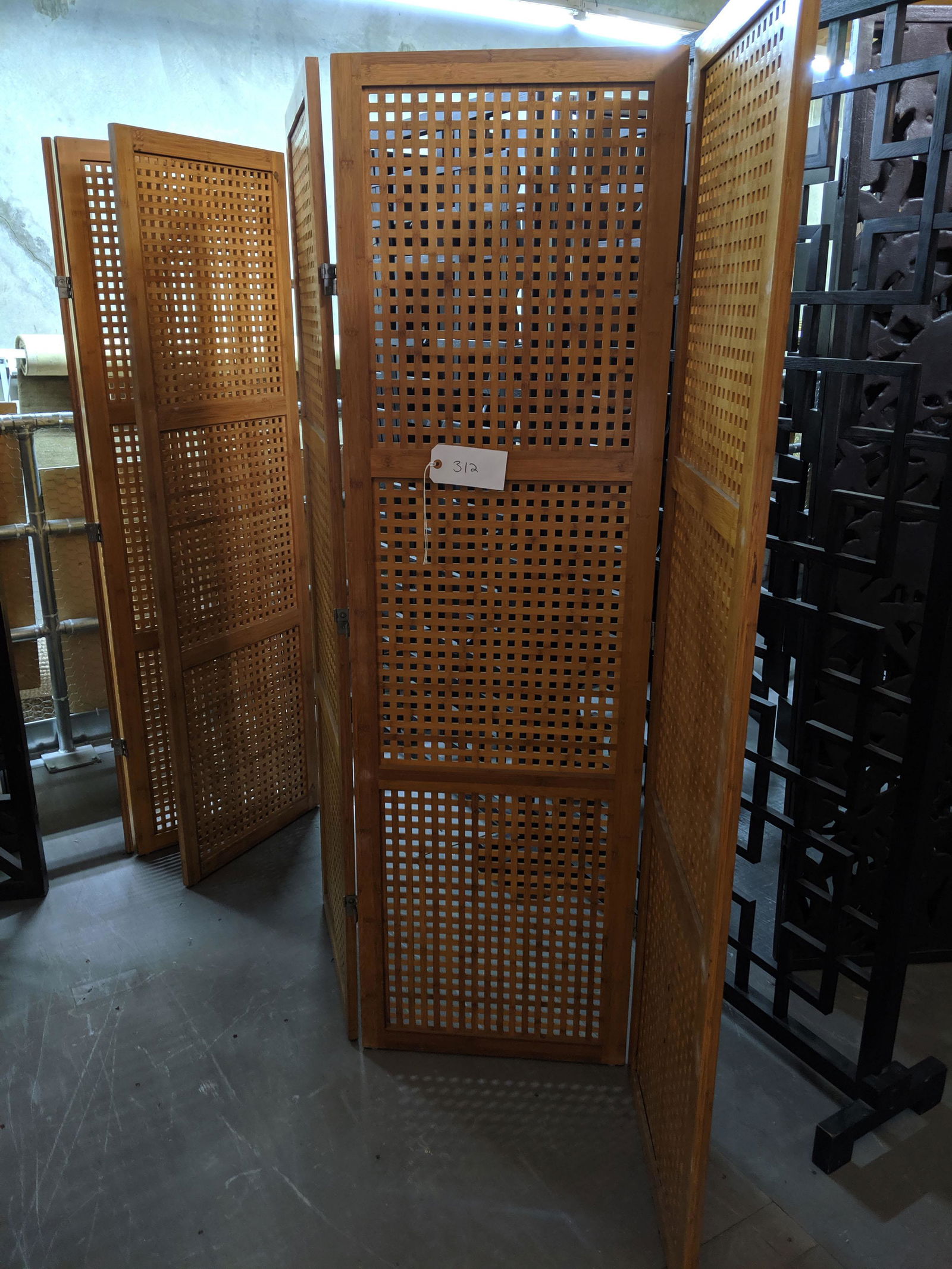 Gridded Wooden Screens (2) (1 of 1)