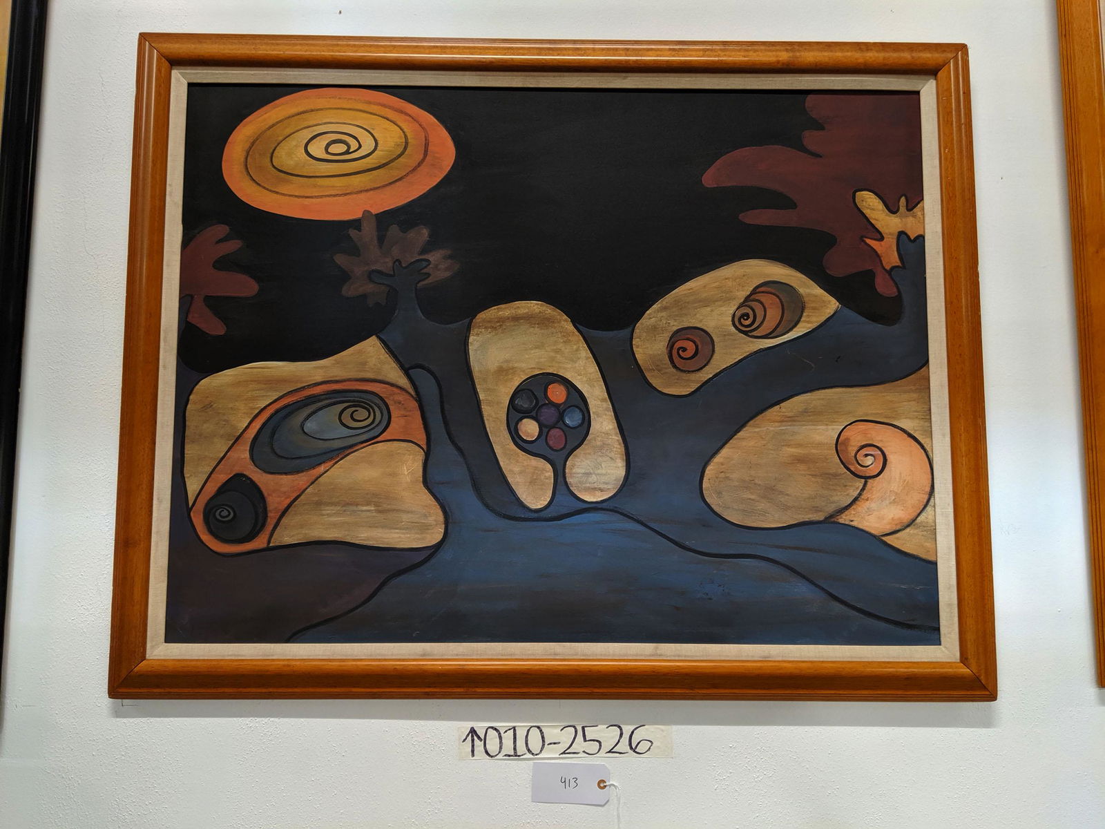 Framed Abstract Painting (1 of 1)