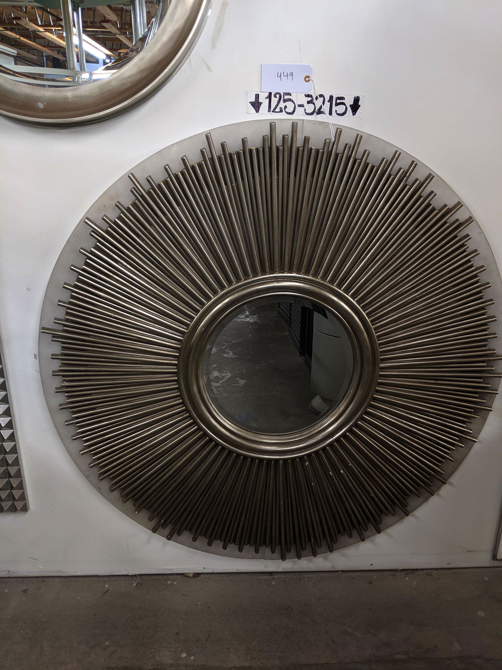 Large Round Mirror (1 of 2)