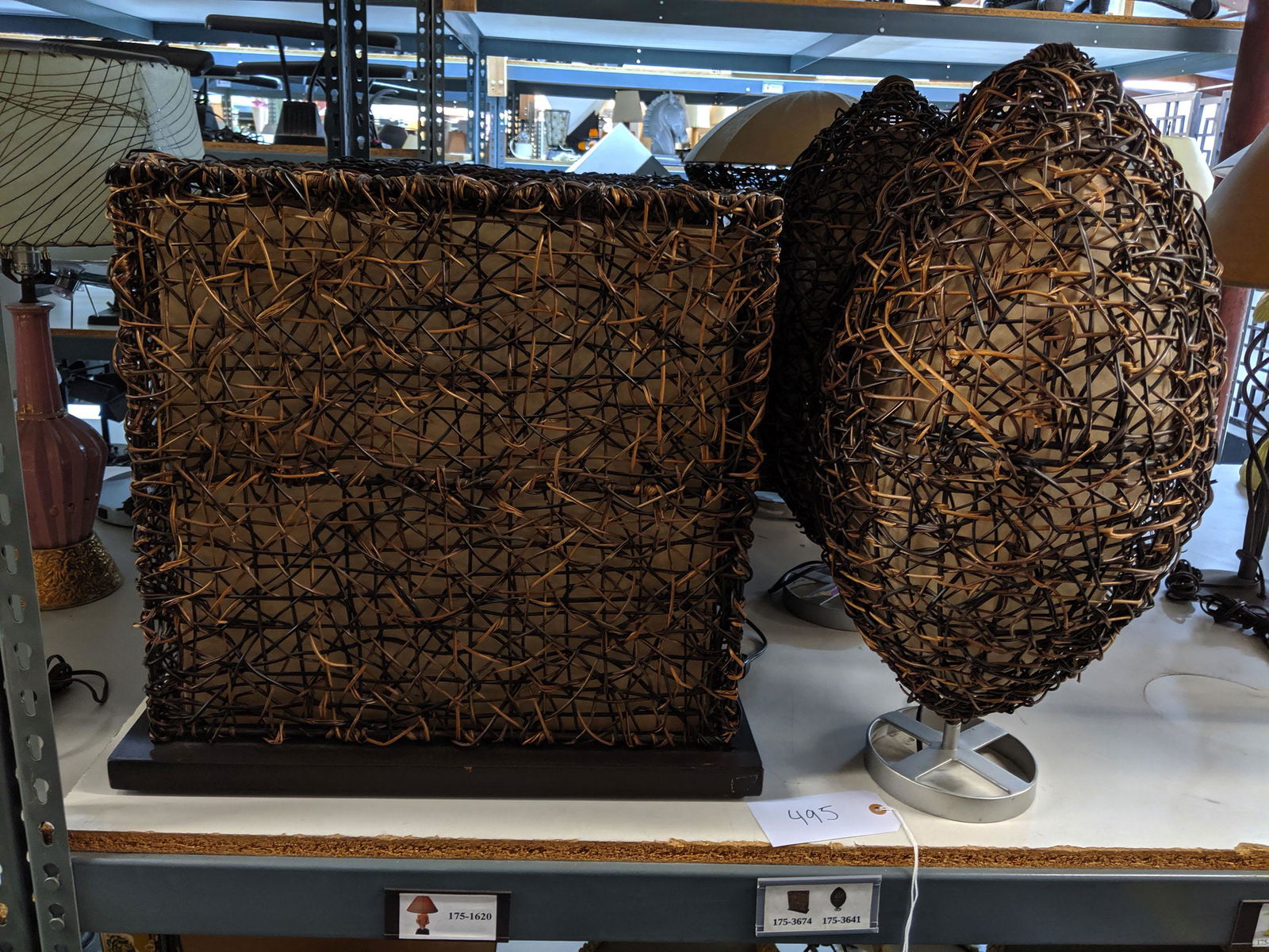 Organic Woven Table Lamps (8) (1 of 2)