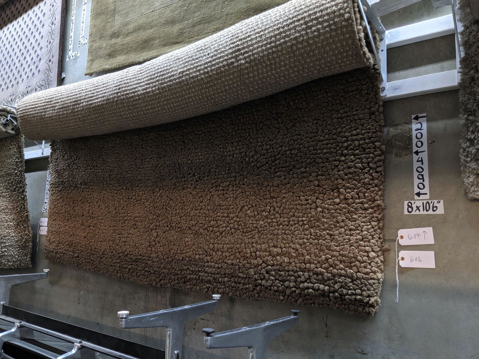 Large Nubby Beige Area Rug (1 of 1)