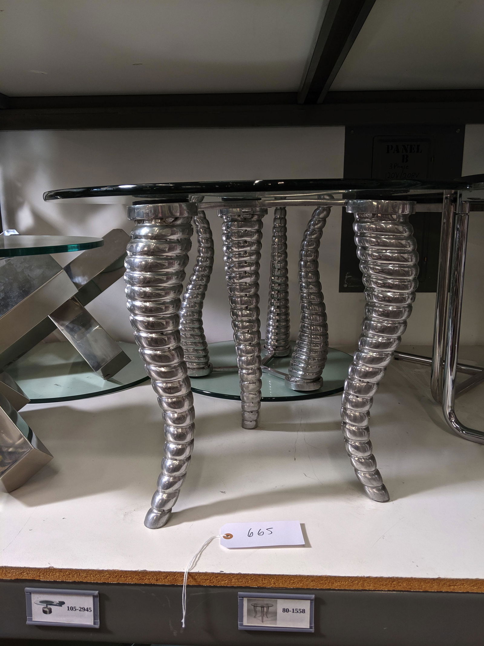 Cast Aluminum Side Tables (1 of 2)