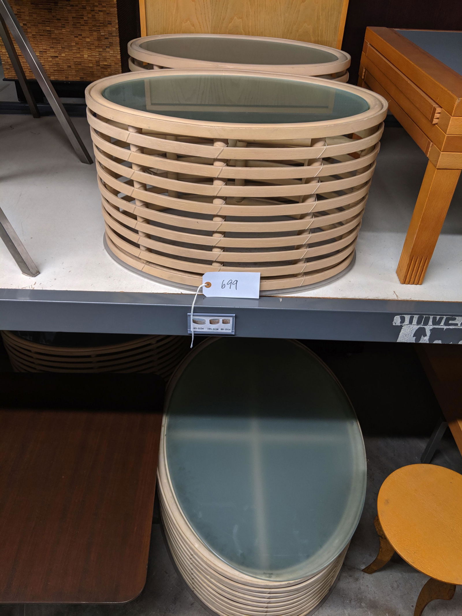 Banded Table Set (4) (1 of 4)