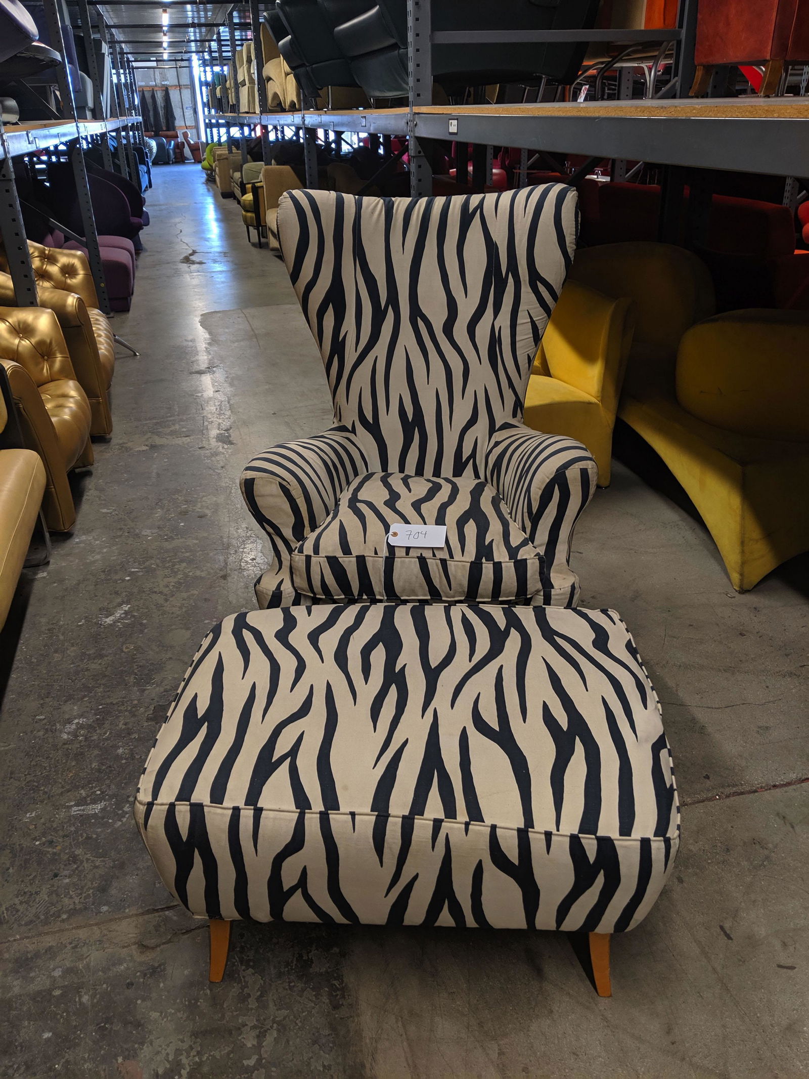 Edra Chair and Ottoman (1 of 5)