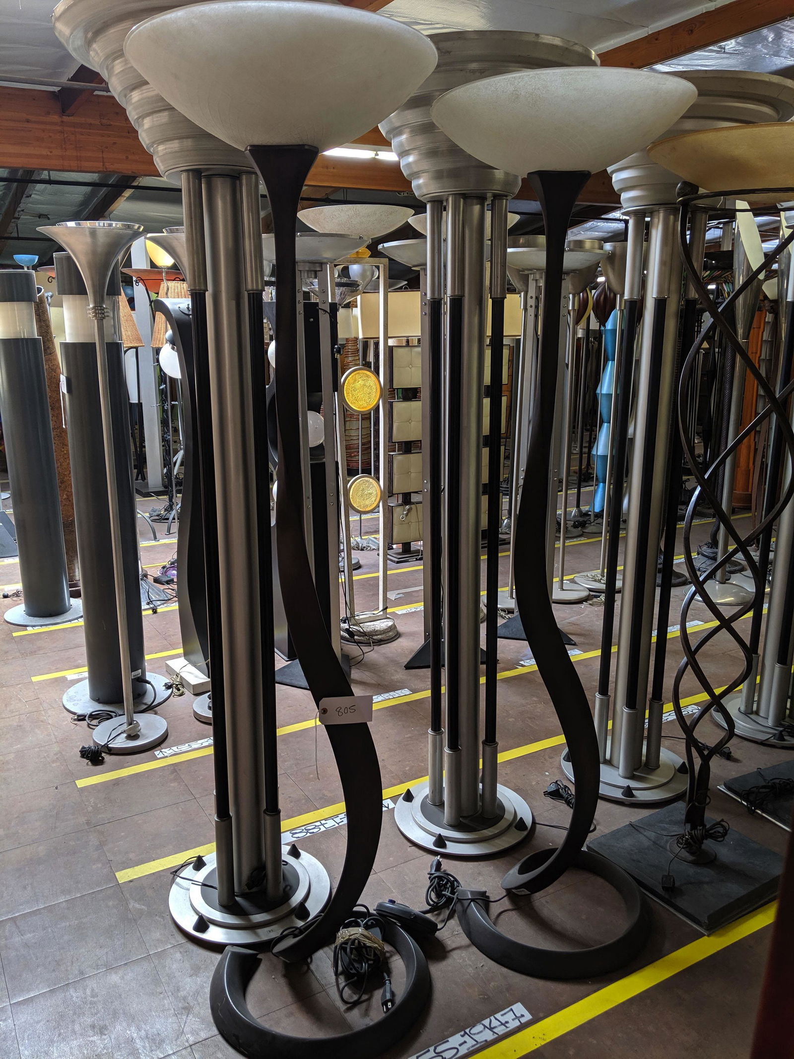 Spiral Torchieres (2) (1 of 3)