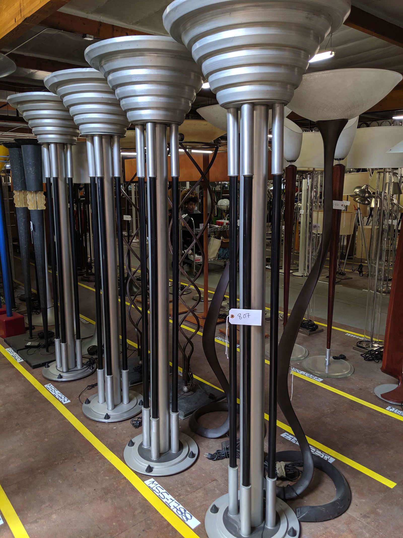 Industrial Style Torchieres (4) (1 of 1)