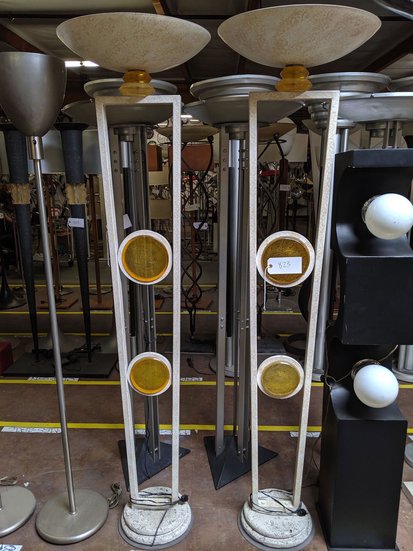 Post Modern Torchieres (2) (1 of 1)