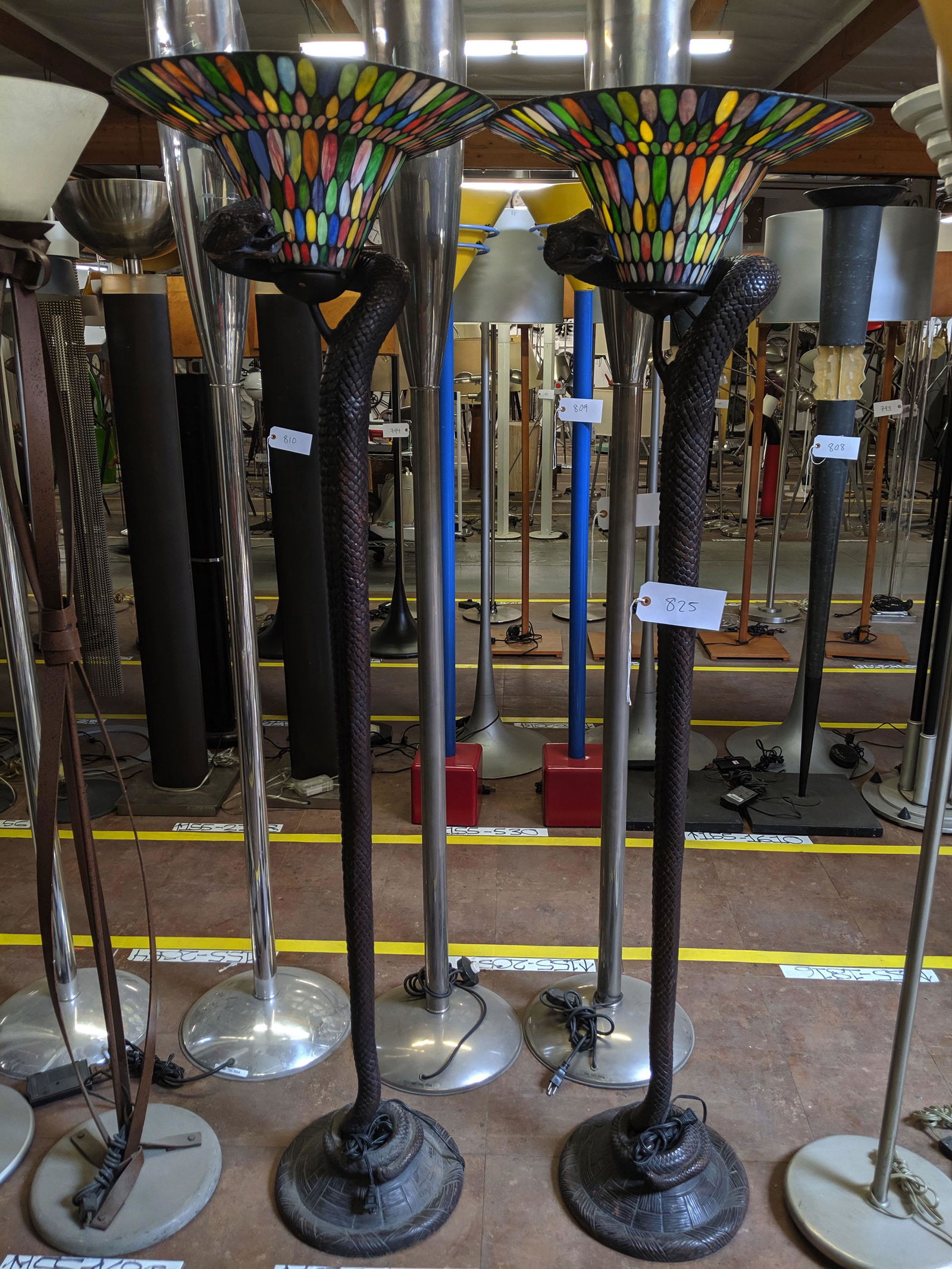 Edgar Brandt Replica Cobra Floor Lamps (2) (1 of 5)