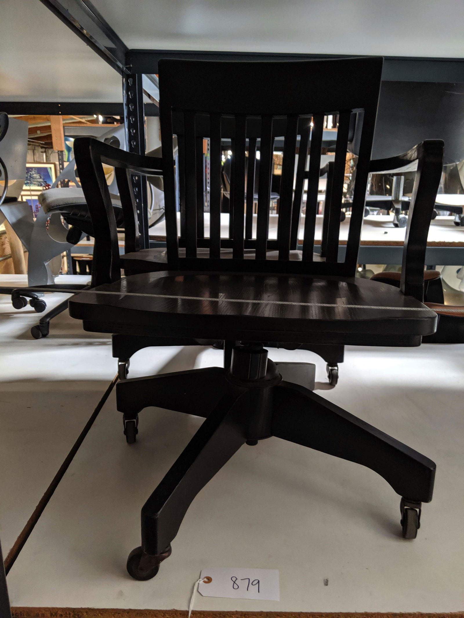 Wooden Office Chairs (4) (1 of 2)