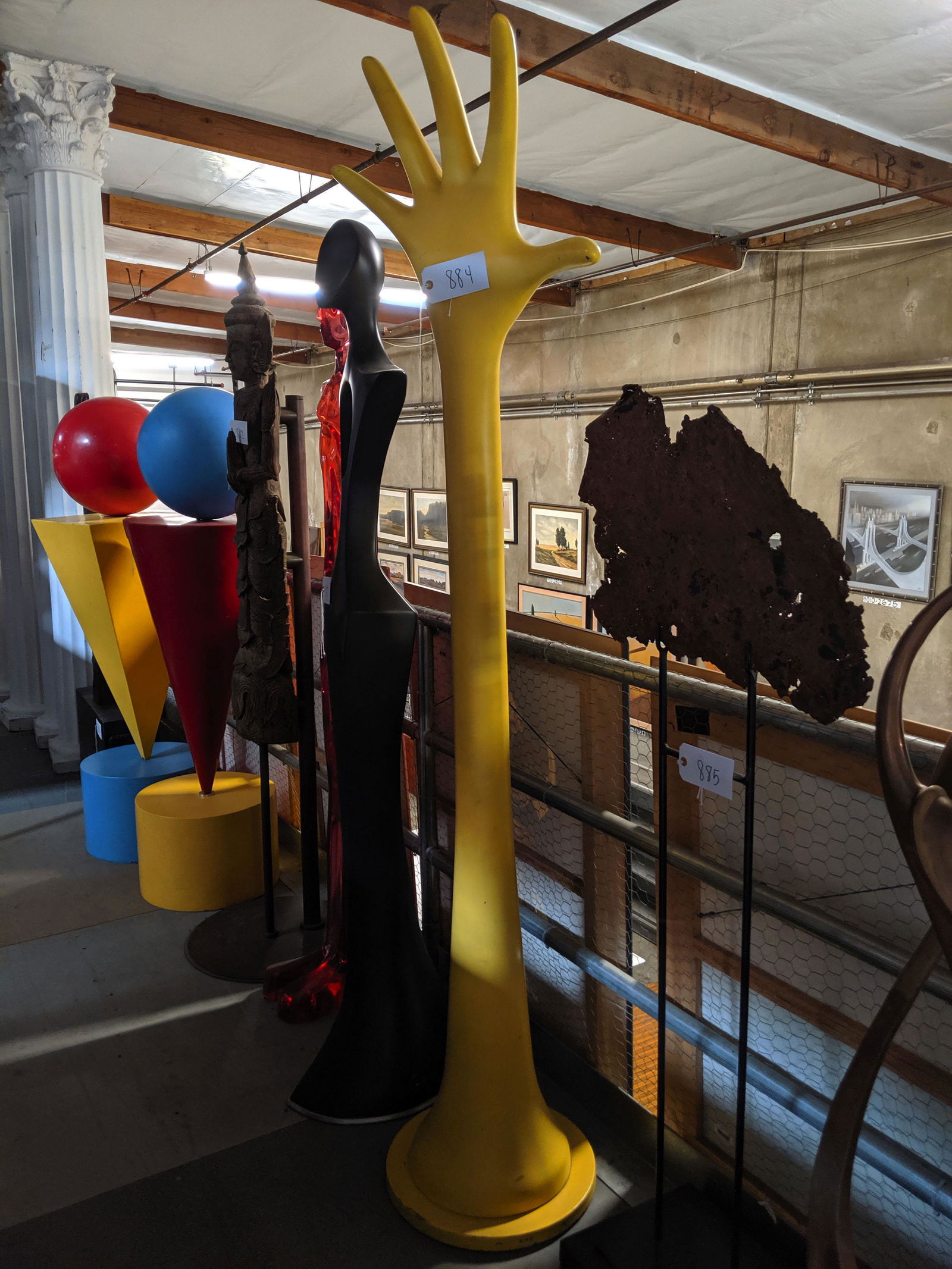 High Five Floor Sculpture (1 of 2)