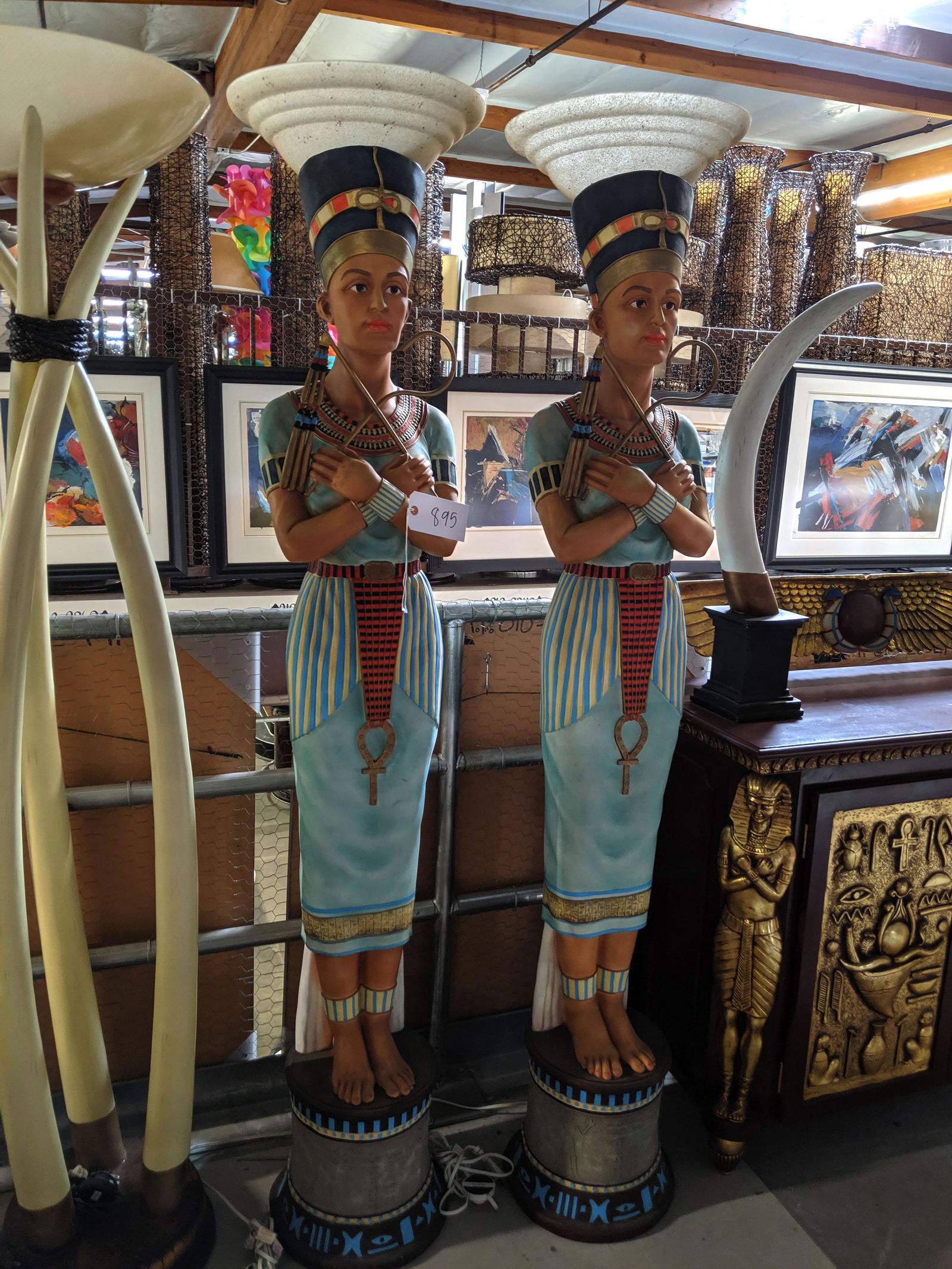 Figural Torchieres (2) (1 of 1)