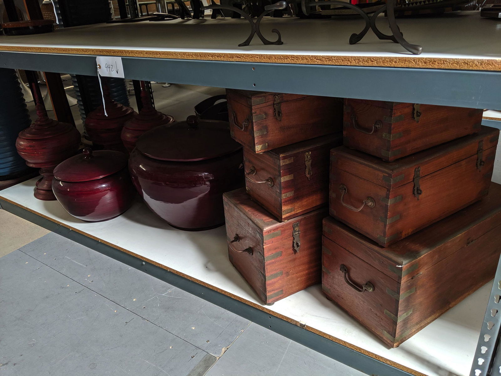 Lot - Large Lidded Boxes (1 of 3)