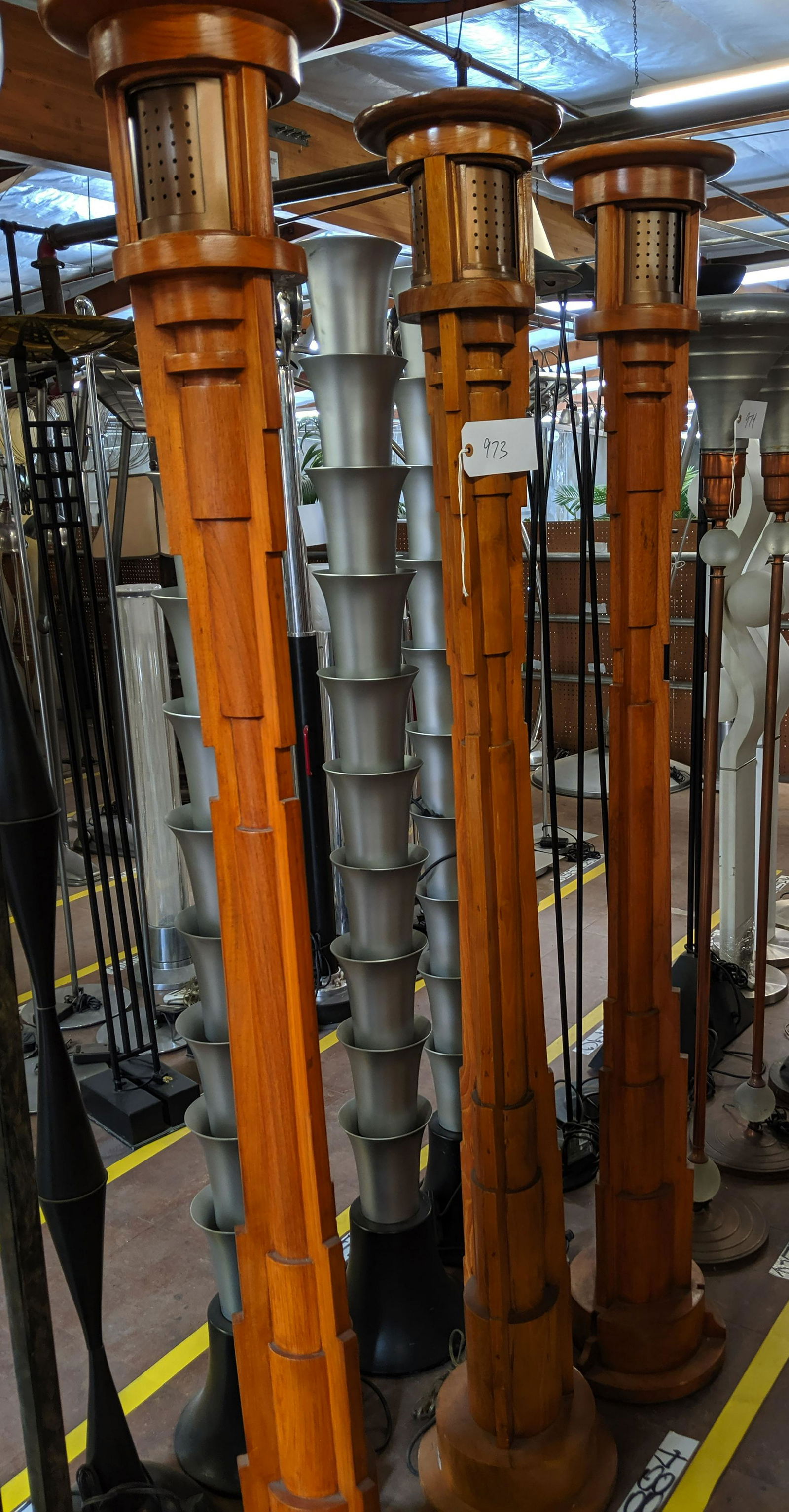 Modernist Wooden Floor Lamps (3) (1 of 1)