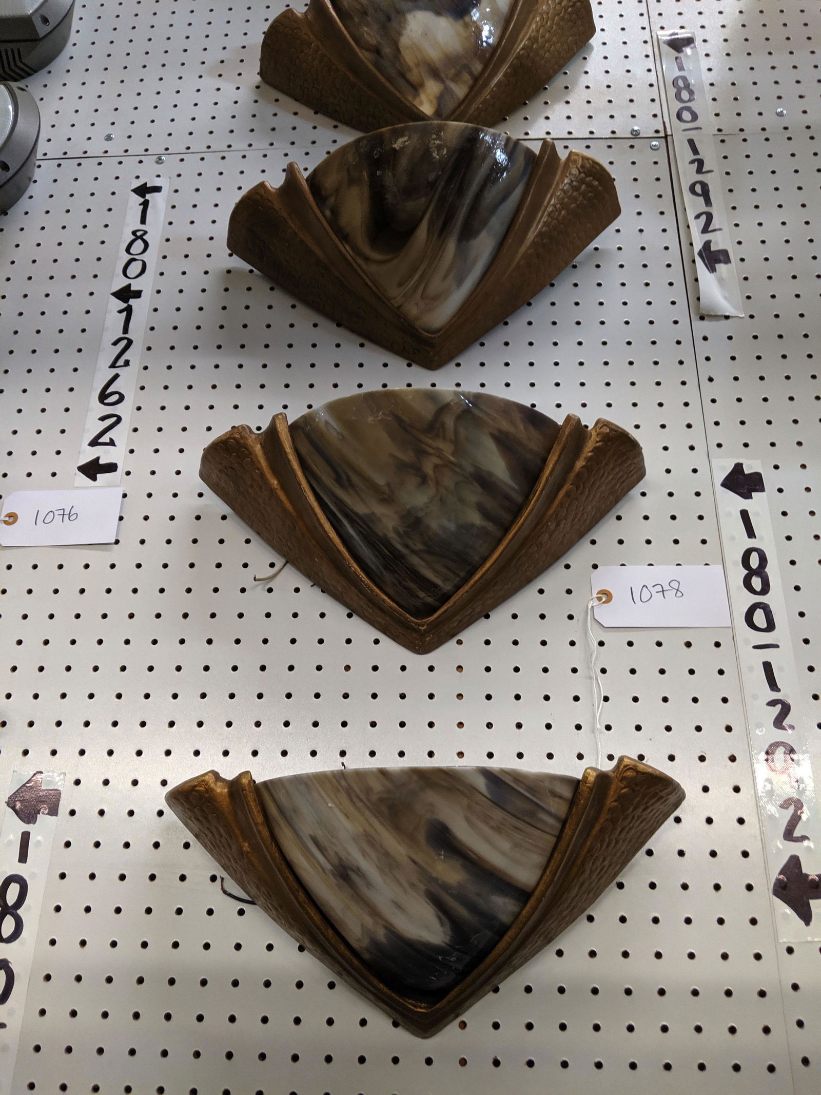 Rackette Wall Sconces: Set of ten Rackette wall sconces by Flos.