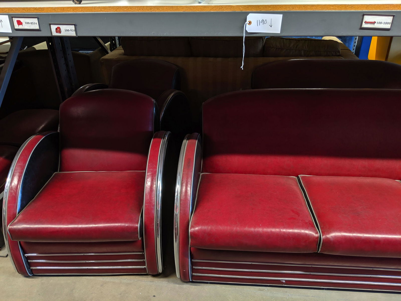 Art Deco Style Seating Set (1 of 3)