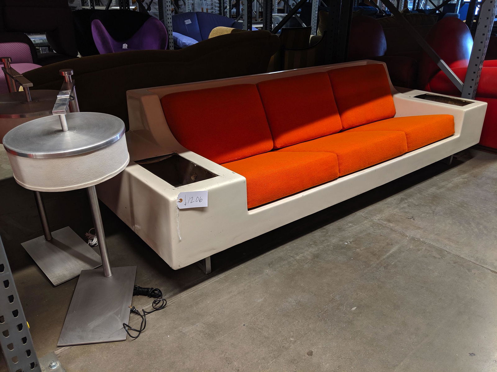 Sofa With Integrated Lamps (1 of 2)