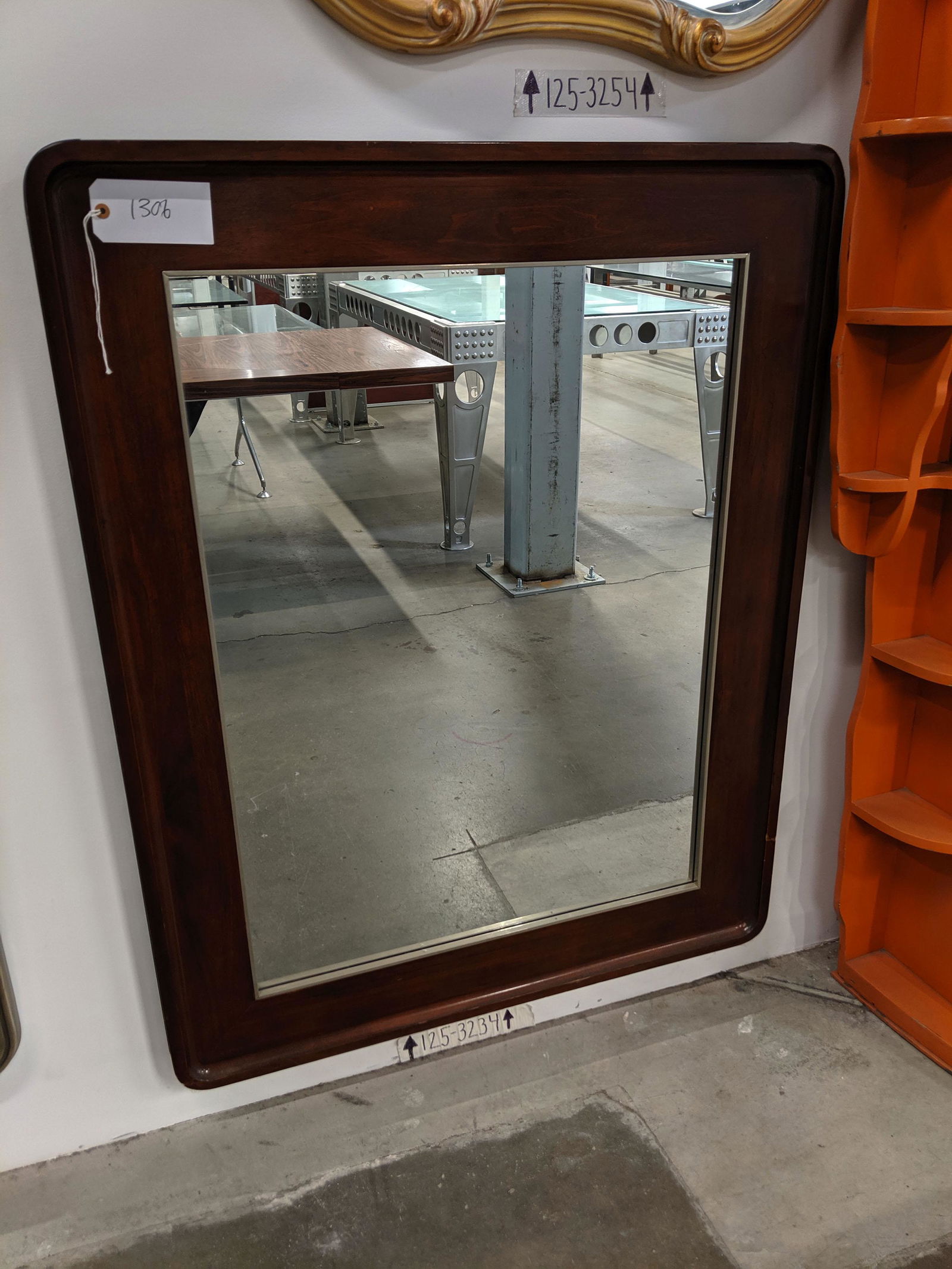 Mahogany Wall Mirror (1 of 1)