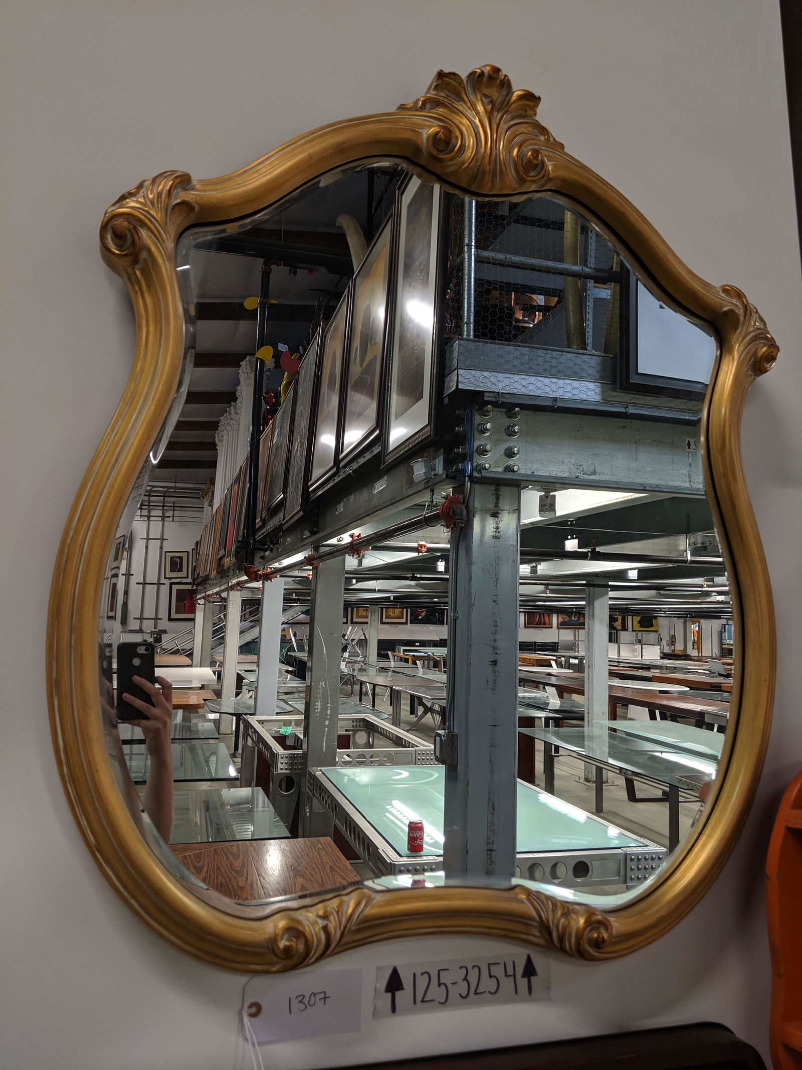 Gold Wall Mirror (1 of 1)