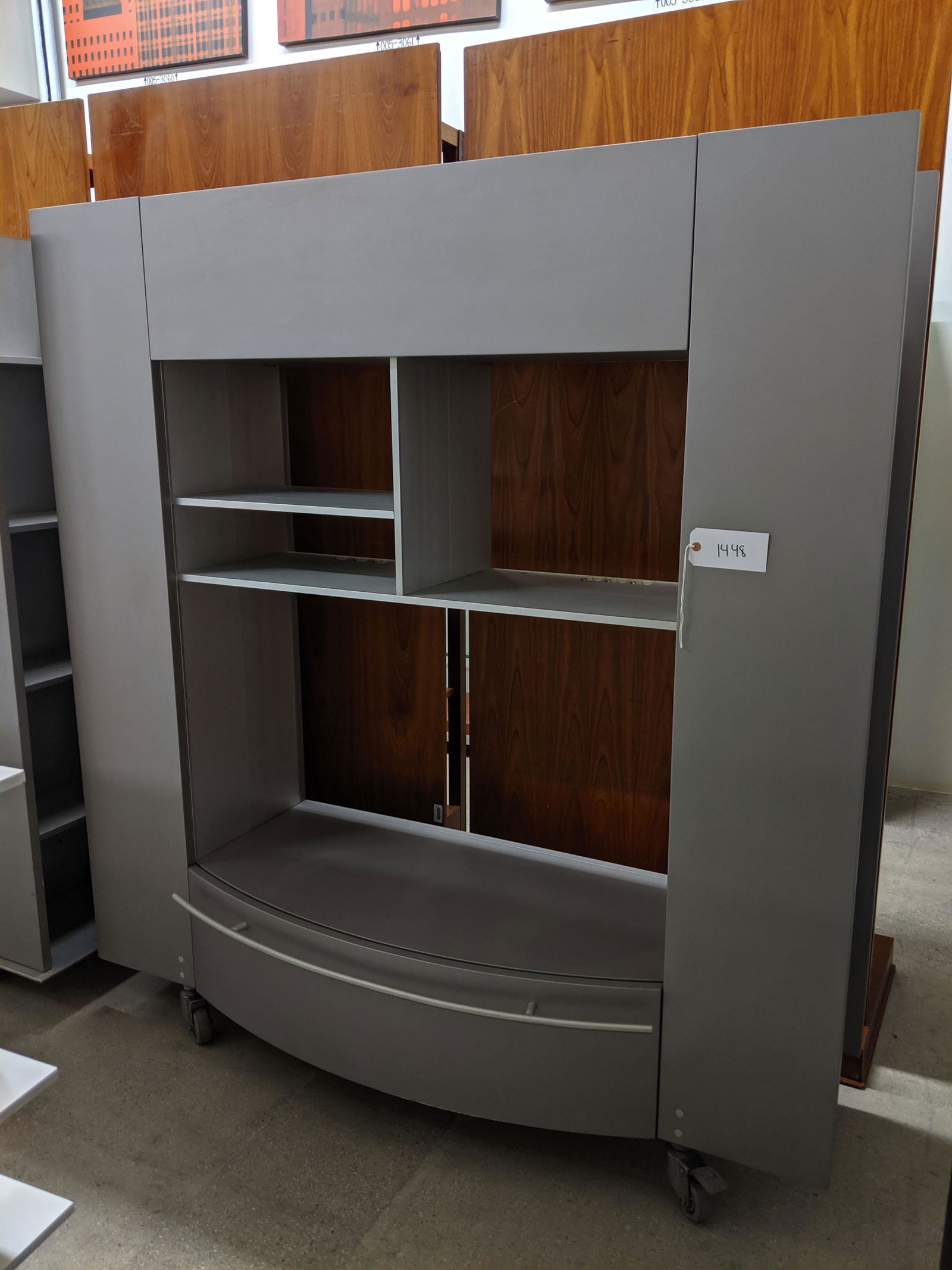 Post Modern Entertainment Center and Shelving (1 of 4)