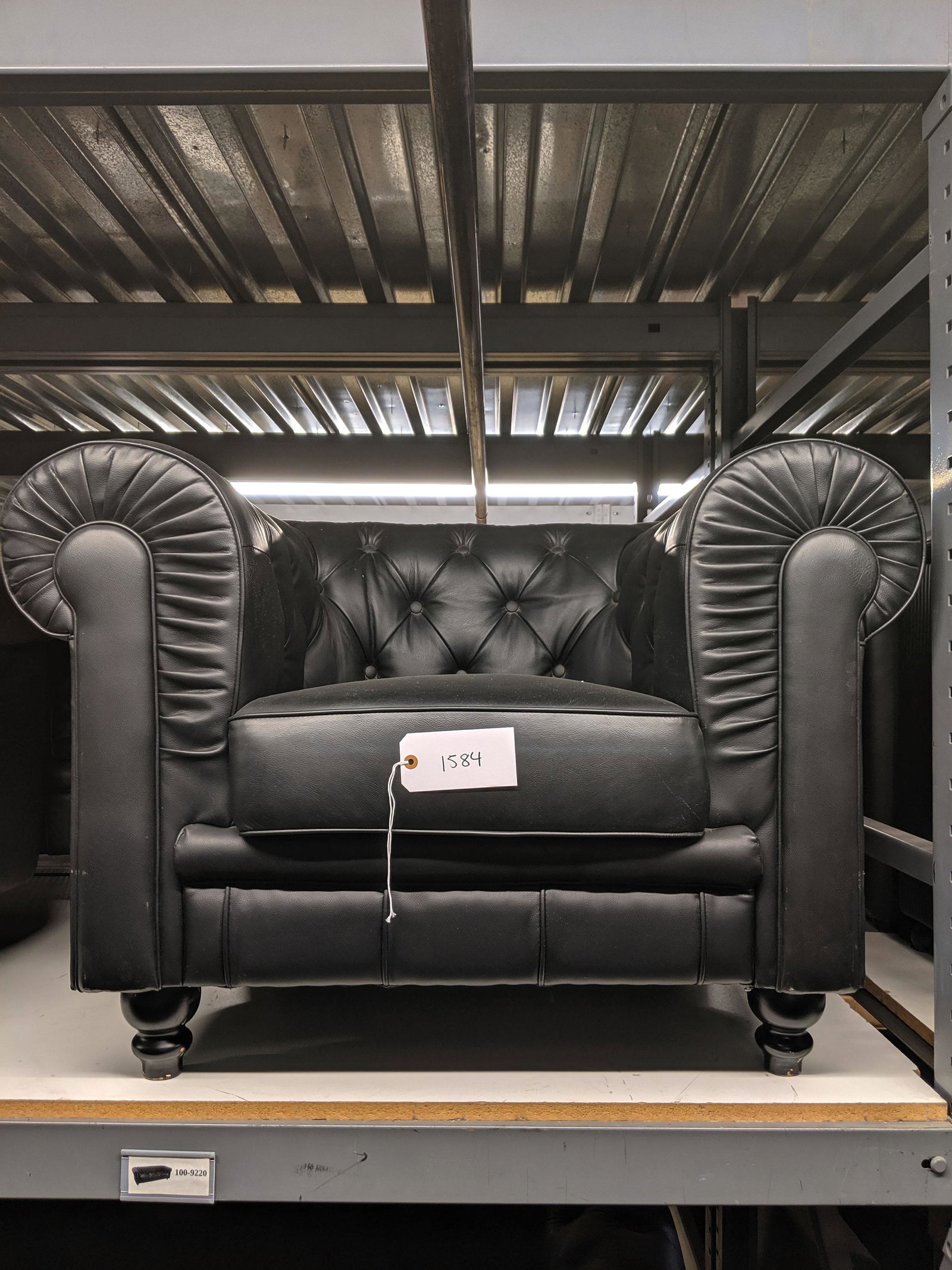 Chesterfield Seating Set: Chesterfield seating set with one sofa and two armchairs.