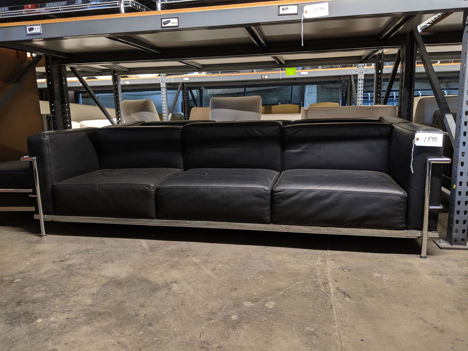 Le Corbusier Style Sofa and Loveseat (1 of 1)