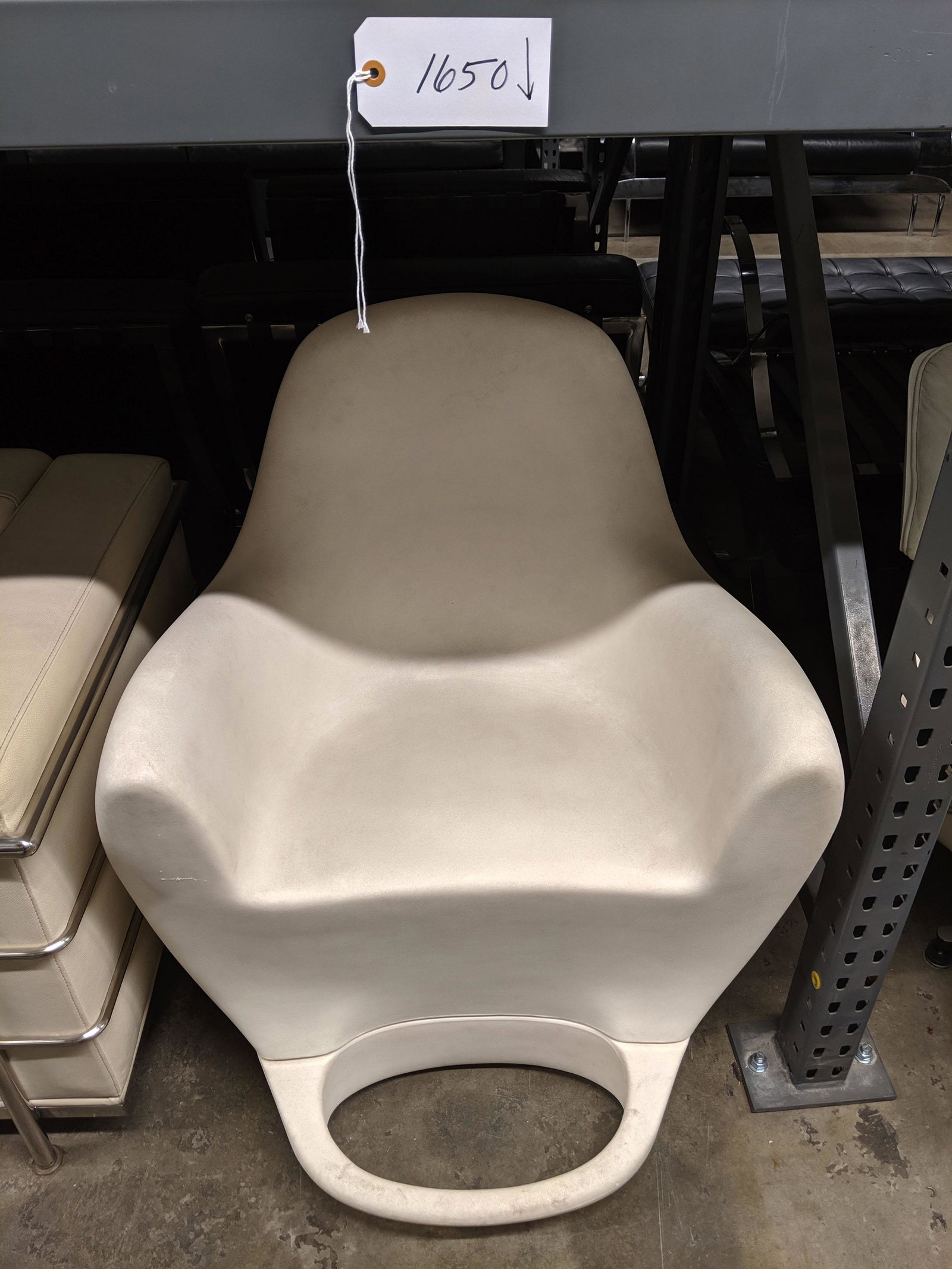 Flip Rocking Chair: Fiberglass Flip rocking chair by Claudio Dondoli for Bonaldo Casa.