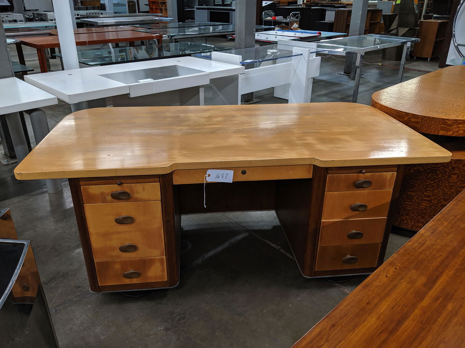 Stow & Davis Executive Desk (1 of 3)