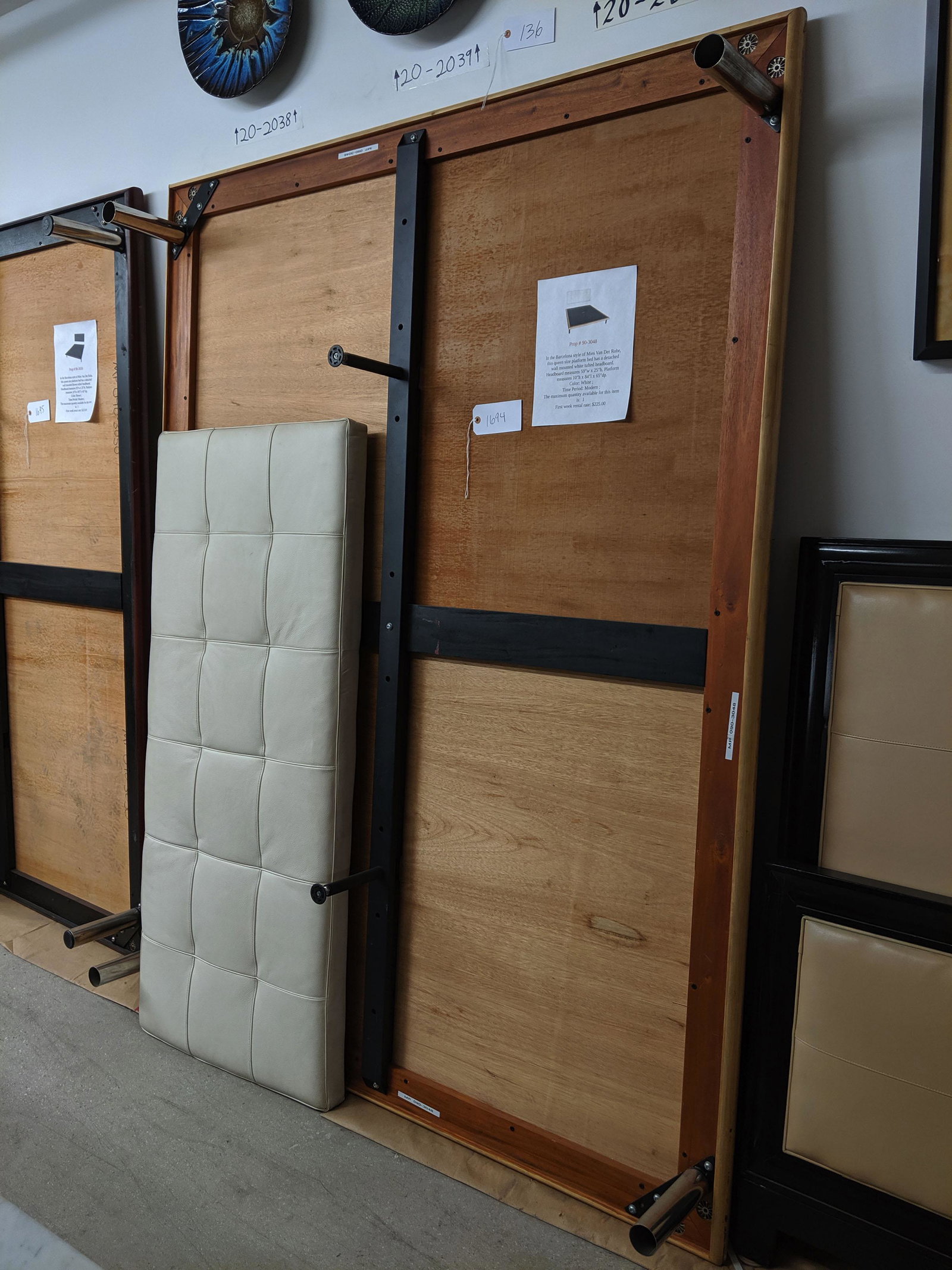 Mies van der Rohe Style Queen Bed (1 of 2)