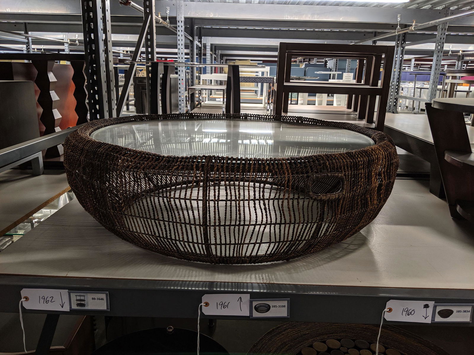 Woven Coffee Table (1 of 1)