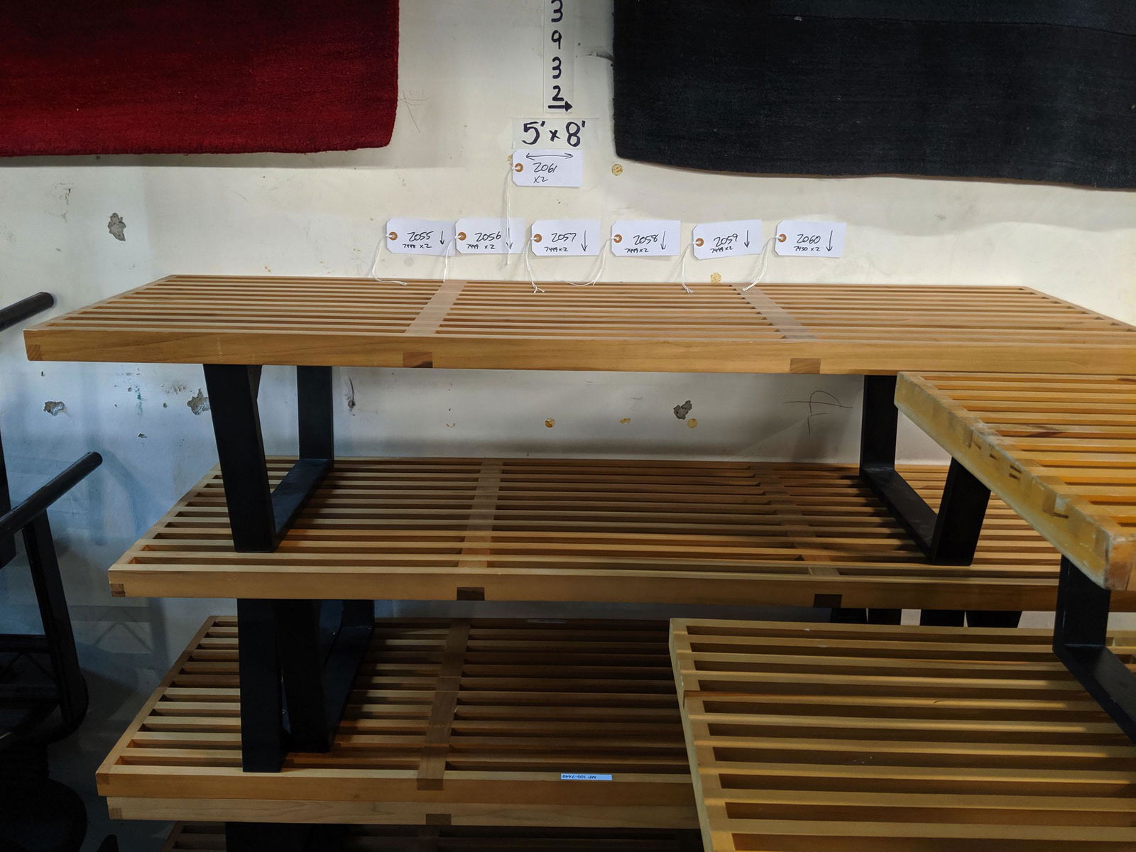 George Nelson Slatted Benches (1 of 1)