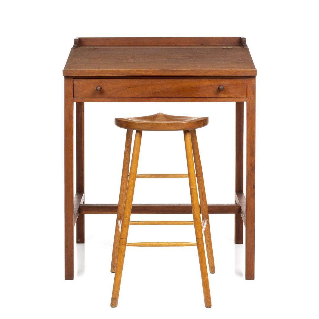 Thomas Moser Standing Desk and Tall Stool (2) (1 of 9)