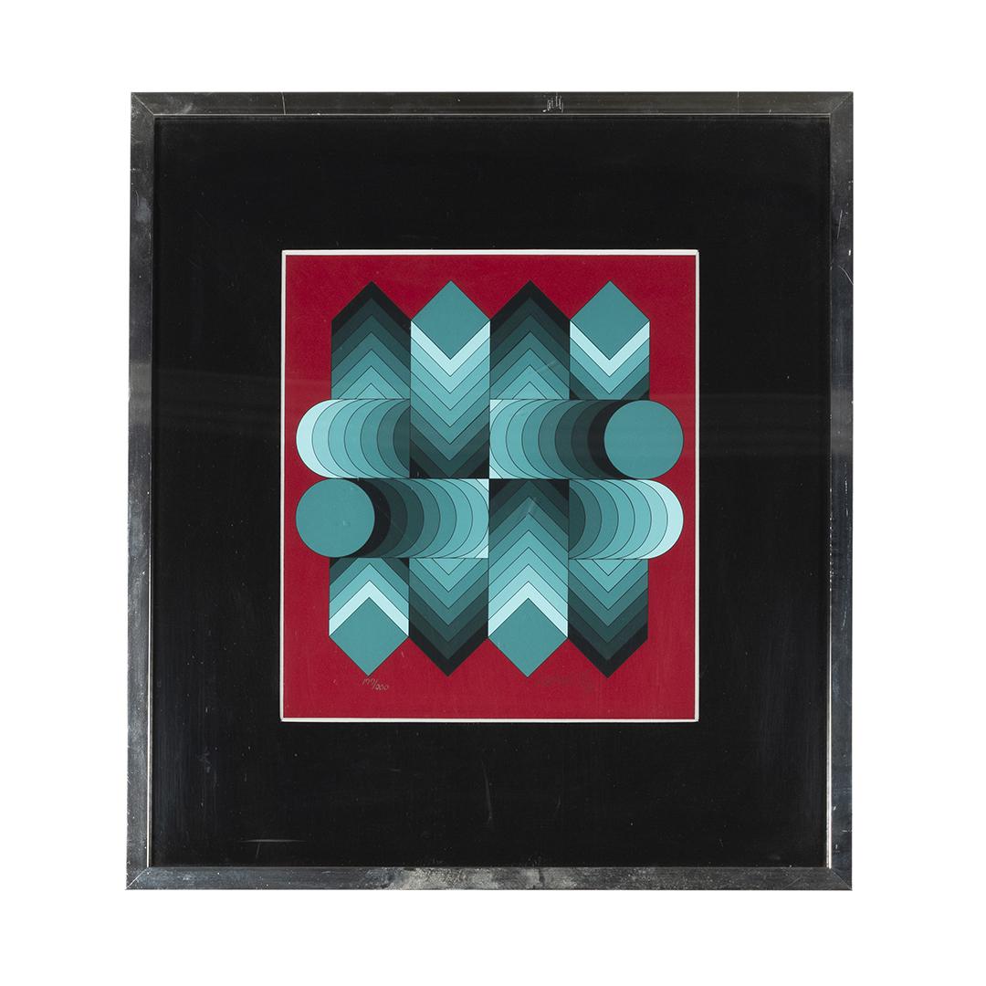 Victor Vasarely Helios Color Silkscreen (1 of 3)