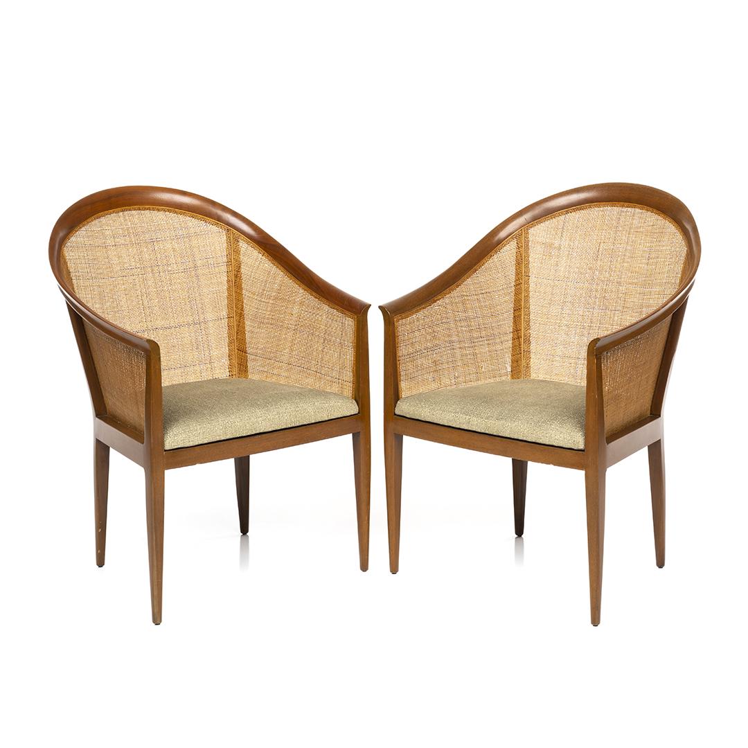 Kipp Stewart Caned Lounge Chairs (2) (1 of 8)