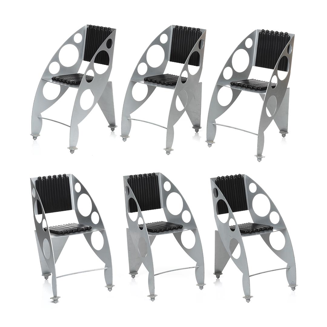 Postmodern Three-Legged Chairs (6) (1 of 11)