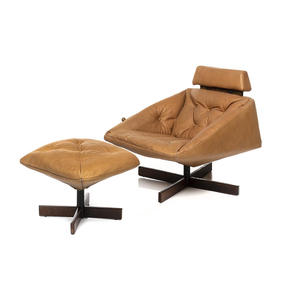 Percival Lafer Lounge Chair and Ottoman (2) (1 of 6)