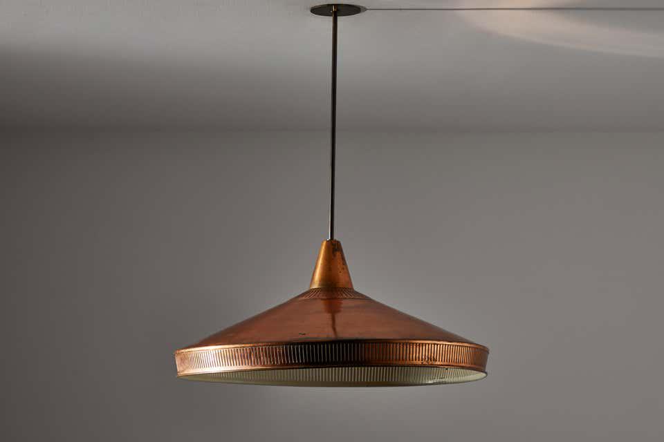 Danish Copper Pendant Lamp (1 of 7)