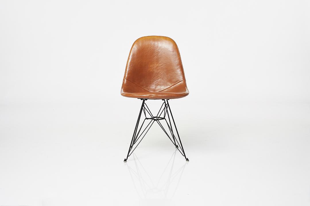 Charles and Ray Eames Leather DKR Chair (1 of 9)