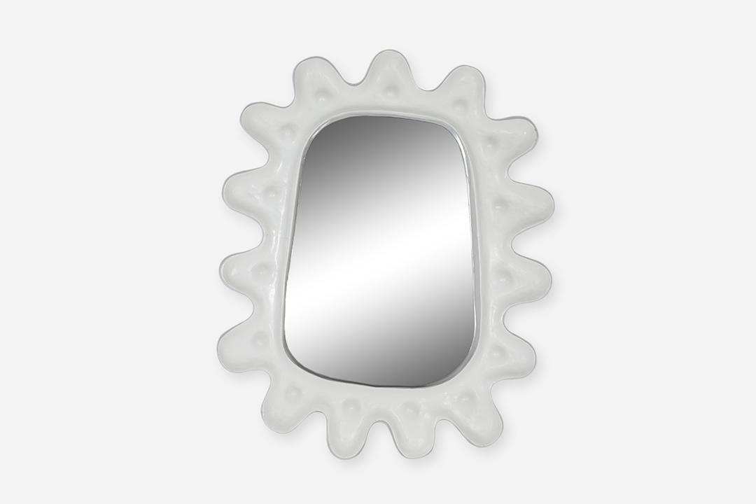 Wavy Plaster Mirror (1 of 5)