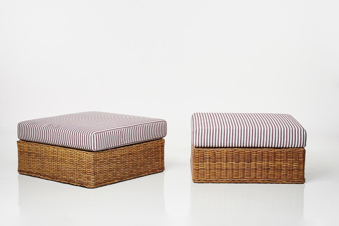 Wicker Ottomans (2) (1 of 8)