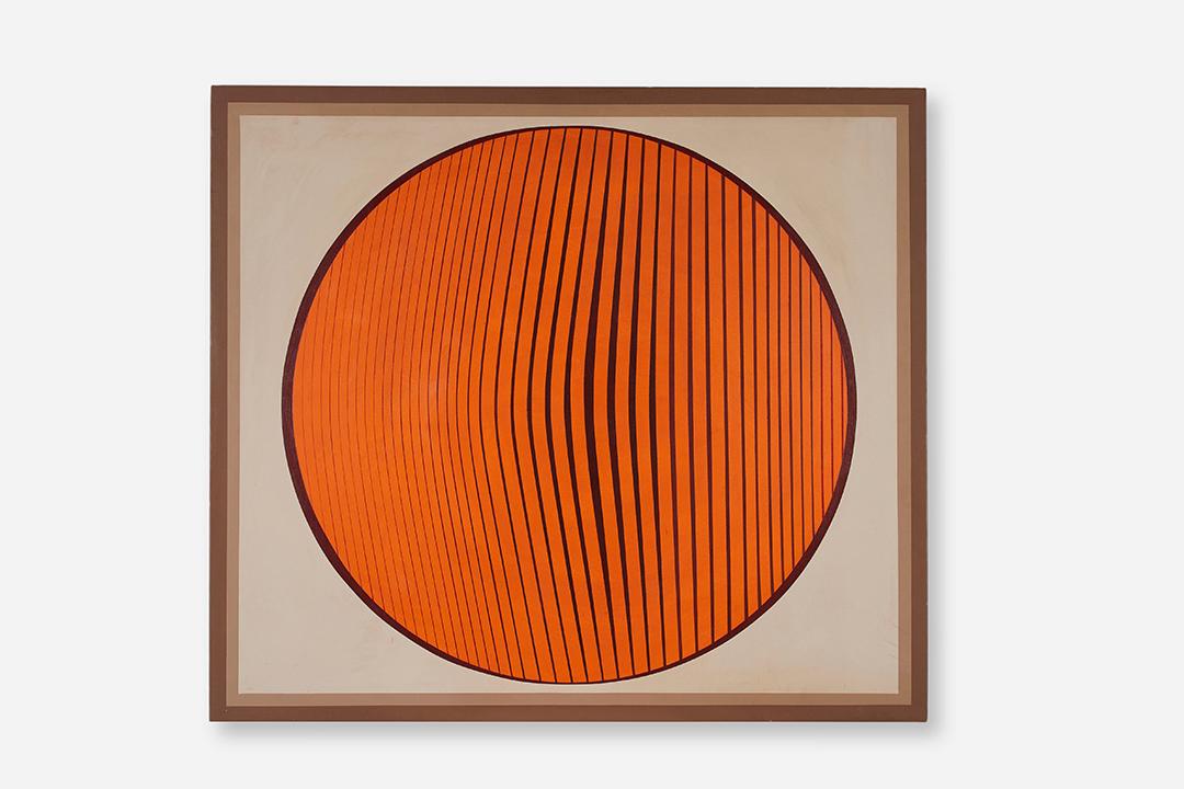 Noble Richardson Orange Circle Painting (1 of 7)