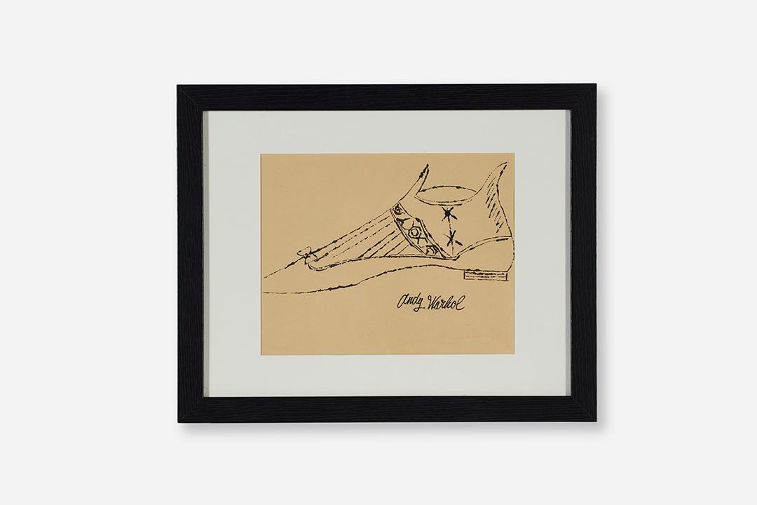Andy Warhol Shoe Drawing (1 of 4)