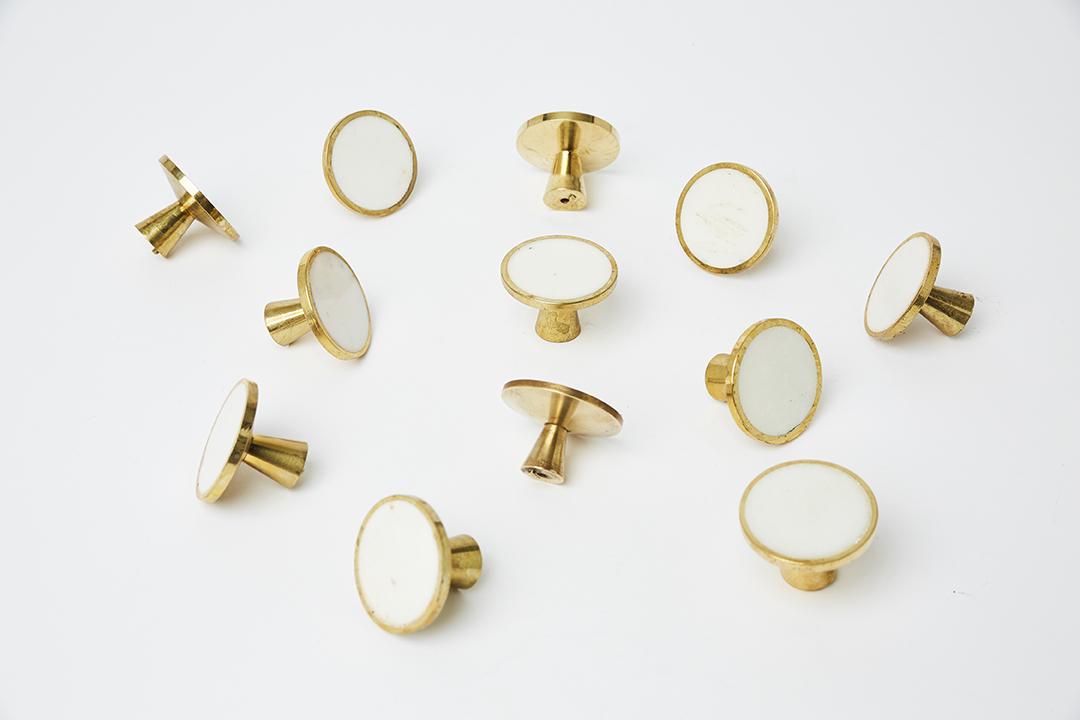 Evelyn Ackerman Inset Marble Drawer Pulls (12) (1 of 9)