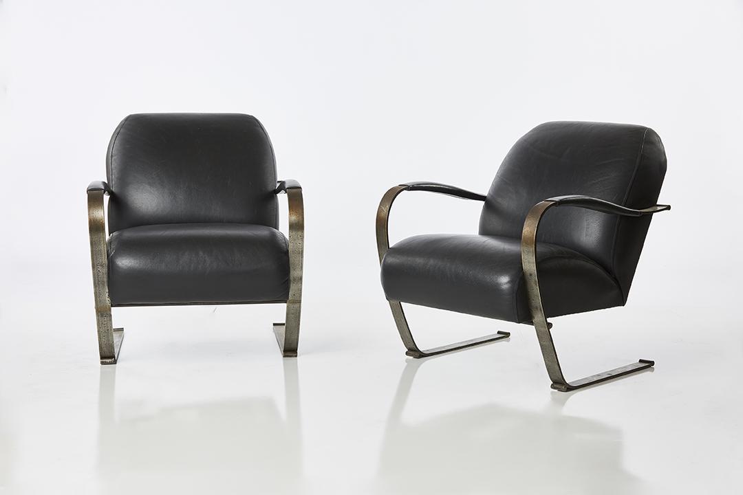 Leather Lounge Chairs (2) (1 of 9)