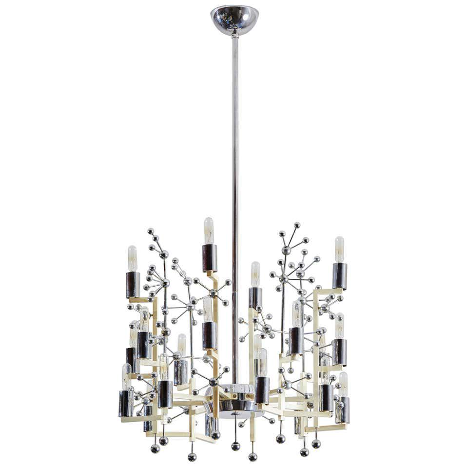 Stilnovo Chandelier, Model 1278 (1 of 14)