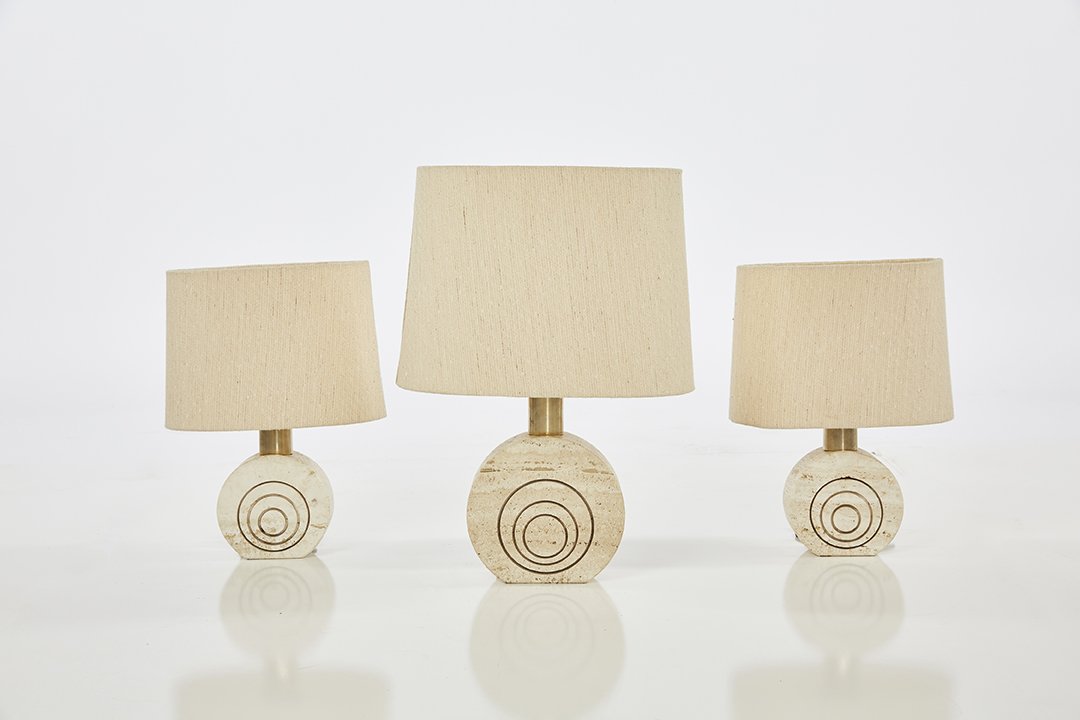Raymor Travertine Table Lamps (3) (1 of 6)