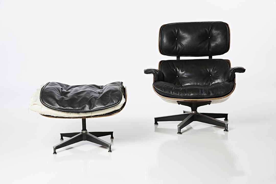 Charles and Ray Eames Rosewood 670 Lounge Chair and (1 of 9)