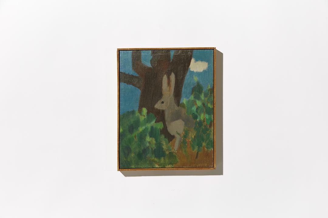 Fred Reichman Rabbit on Hillside Painting (1 of 6)