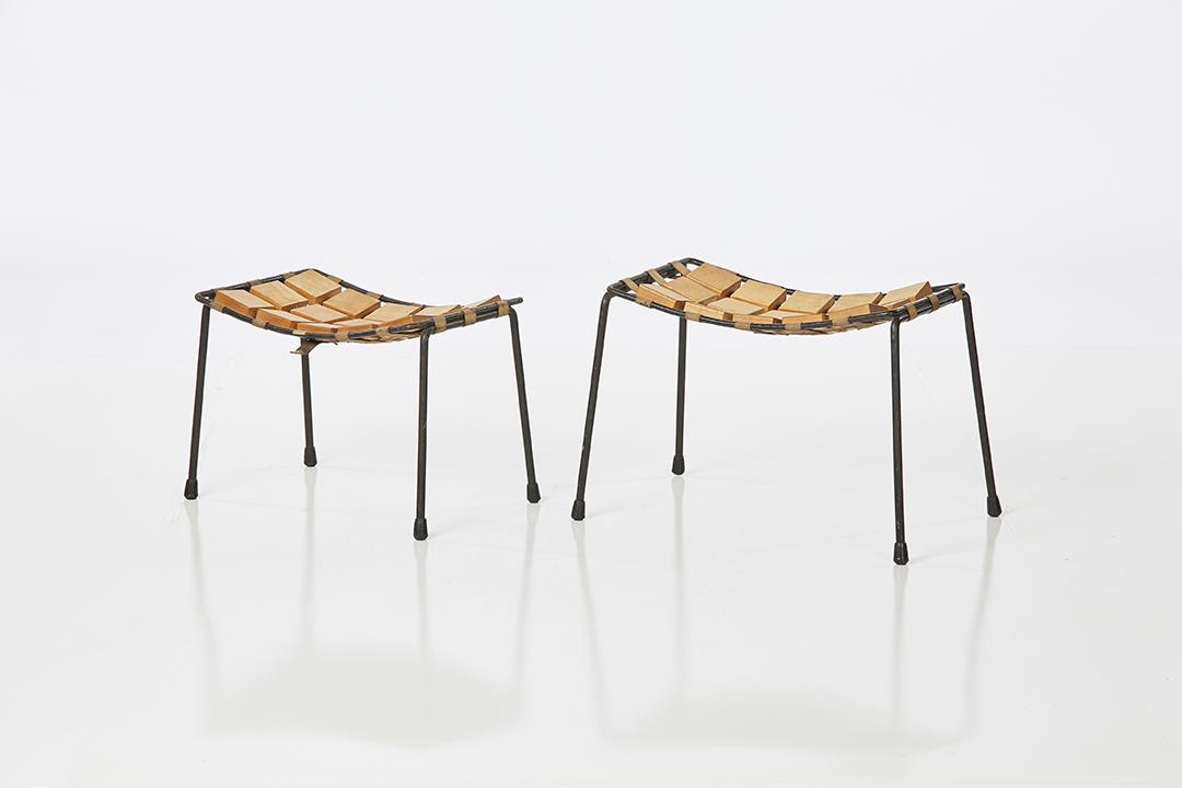 Maxwell Yellen Checkerboard Collection Stools (2) (1 of 9)